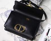 Dior Montaigne Bag 24 Lambskin Black - 5