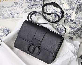 Dior Montaigne Bag 24 Calfskin Full Black