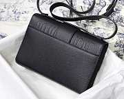 Dior Montaigne Bag 24 Calfskin Full Black - 3