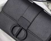 Dior Montaigne Bag 24 Calfskin Full Black - 2
