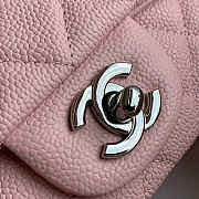 Chanel Classic Flap Bag 20 Caviar Pink In Silver/Gold Hardware - 4
