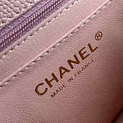 Chanel Classic Flap Bag 20 Caviar Pink In Silver/Gold Hardware - 2