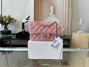 Chanel Classic Flap Bag 20 Lambskin Pink In Silver/Gold Hardware - 2