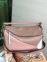 Loewe Puzzle 28 Shoulder Bag Pink 8413 - 1