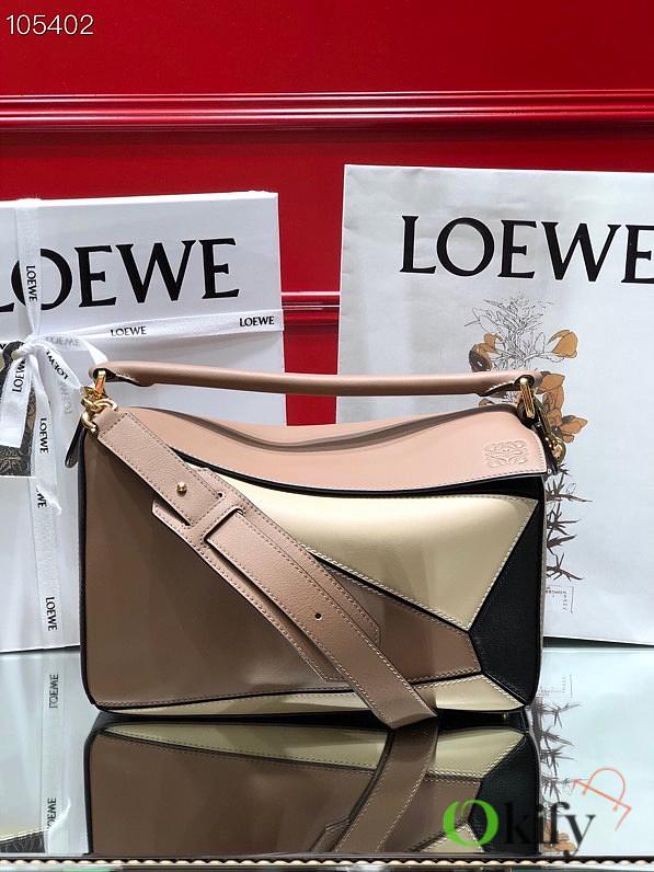 Loewe Puzzle 28 Shoulder Bag Pink 8414 - 1