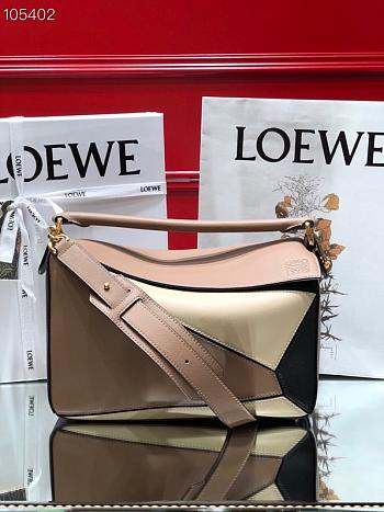 Loewe Puzzle 28 Shoulder Bag Pink 8414