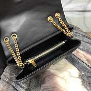 YSL Small 25 Loulou Bag Black in Gold Hardware - 5