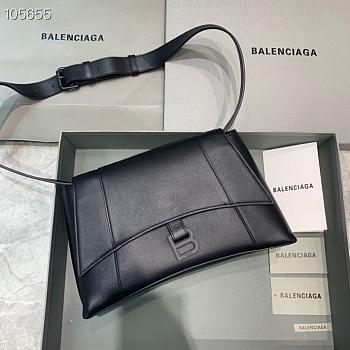 Balenciaga Hourglass 29 Shoulder Bag Full Black 