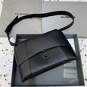 Balenciaga Hourglass 32 Shoulder Bag Full Black - 1