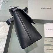 Balenciaga Hourglass 29 Shoulder Bag Black Gold Buckle - 4