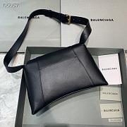 Balenciaga Hourglass 29 Shoulder Bag Black Gold Buckle - 2