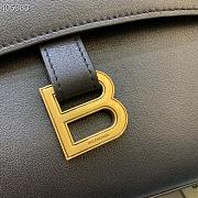Balenciaga Hourglass 32 Shoulder Bag Black Gold Buckle - 2