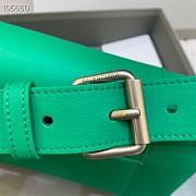 Balenciaga Hourglass 29 Shoulder Bag Green Silver Buckle - 4