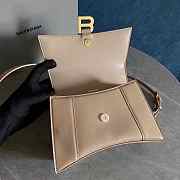 Balenciaga hourglass 8895 beige leather 23cm - 6