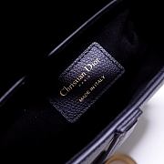 Dior Saddle 21 Grain Leather Black 6816 - 2