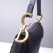 Dior Saddle 21 Grain Leather Black 6816 - 4