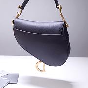 Dior Saddle 21 Grain Leather Black 6816 - 5