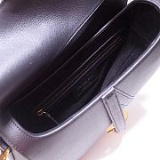 Dior Saddle 25.5 Grain Leather Black 6816 - 6