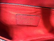 Dior Saddle 19.5 Grain Leather Red M0447 - 3