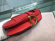 Dior Saddle 25.5 Grain Leather Red M0447 - 6
