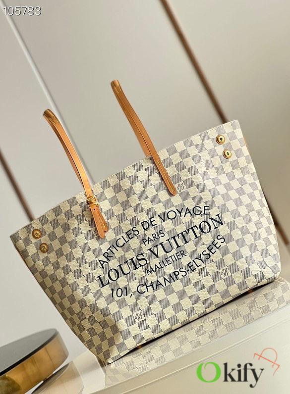 Louis Vuitton Neverful 31 Creme Damier N41375  - 1