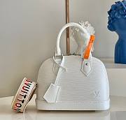 Louis Vuitton Alma BB Epi Leather 23.5 White M57341 - 1