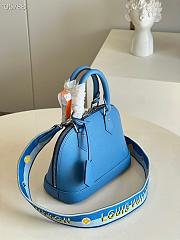 Louis Vuitton Alma BB Epi Leather 23.5 Blue M57341 - 4