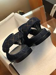 Chanel Sandal Dark Blue 8468 - 5