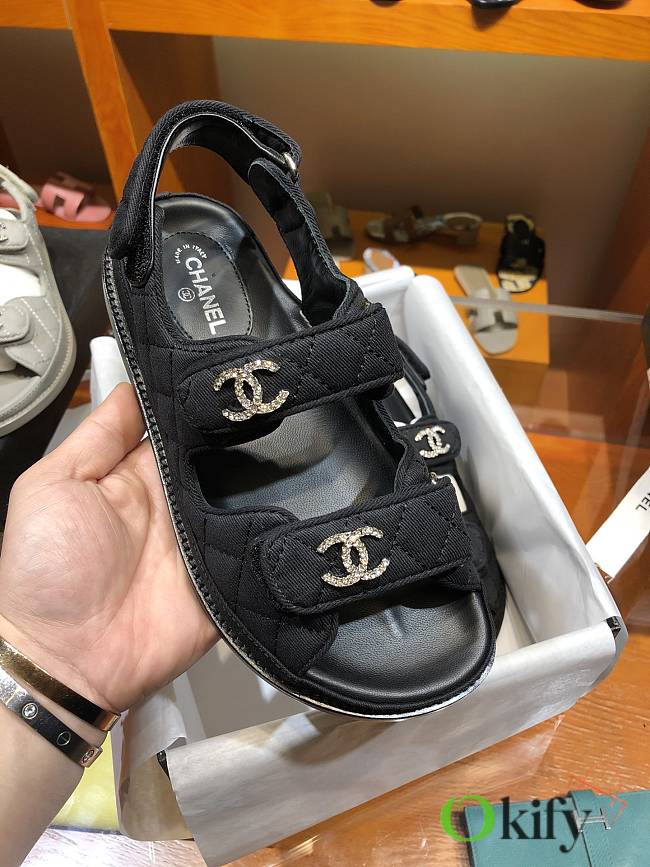 Chanel Sandal Black 8468 - 1