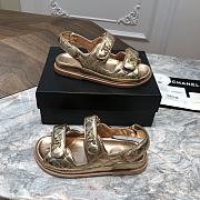 Chanel Sandal Gold 8469 - 6