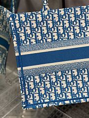 Dior Book Tote 36 Light Blue Oblique M1286 - 5