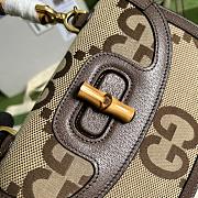 Gucci Jumbo GG bag 21 Bamboo Top Handle  - 3