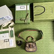 Gucci Jumbo GG bag 17 Bamboo Top Handle  - 3