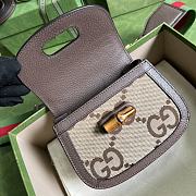 Gucci Jumbo GG bag 17 Bamboo Top Handle  - 2