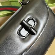 Gucci Jumbo GG bag 21 Bamboo Top Handle Black - 6