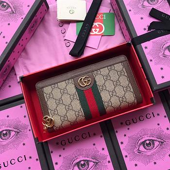 Gucci Long Wallet Ophidia 8512