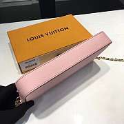 LV Pochette Felicie Pink Monogram Empreinte Leather M80482 - 4