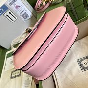 Gucci Jumbo GG bag 21 Bamboo Top Handle Pink - 2