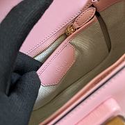 Gucci Jumbo GG bag 21 Bamboo Top Handle Pink - 4