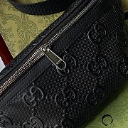 Gucci Waist Bag 23 Black Empreinte Leather 658582  - 3