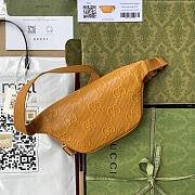 Gucci Waist Bag 23 Yellow Empreinte Leather 658582 - 5