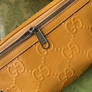 Gucci Waist Bag 23 Yellow Empreinte Leather 658582 - 4