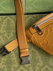 Gucci Waist Bag 23 Yellow Empreinte Leather 658582 - 2