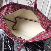 Goyard Shopping 30 Zipper Red Bag 8528 - 4