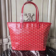 Goyard Shopping 30 Zipper Red Bag 8529 - 1