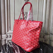 Goyard Shopping 30 Zipper Red Bag 8529 - 2