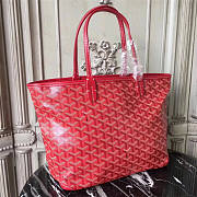 Goyard Shopping 30 Zipper Red Bag 8529 - 3