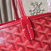 Goyard Shopping 30 Zipper Red Bag 8529 - 4