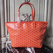 Goyard Shopping 30 Zipper Orange Bag 8530 - 1