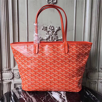 Goyard Shopping 30 Zipper Orange Bag 8530